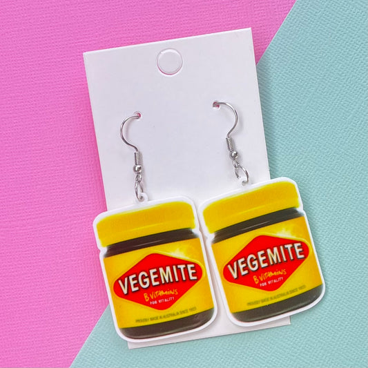 Vegemite Hook Earrings