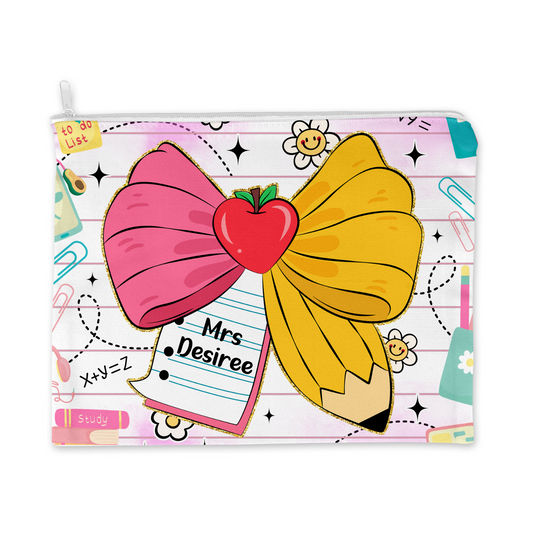 Croquette Apple Bow Pencil Case