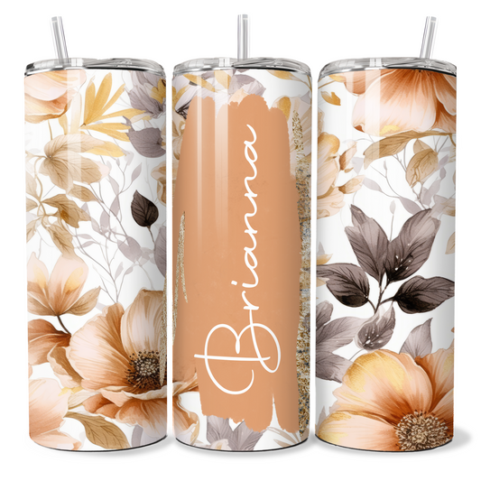 Personalised Autumn Floral