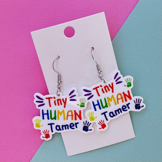 Tiny Human Tamer Hook Earrings
