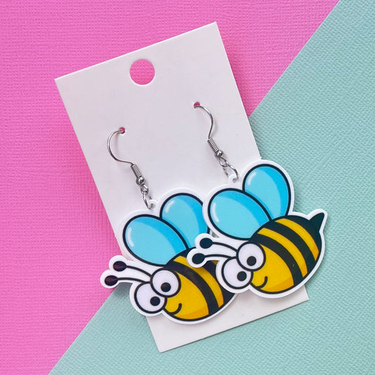 Bee Hook Earrings