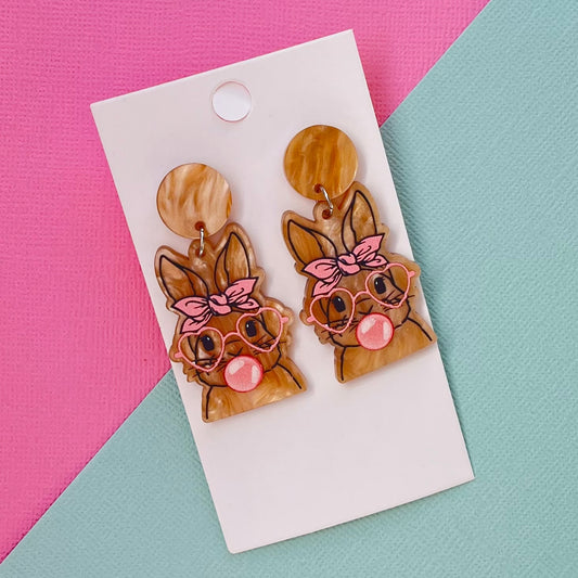 Bubblegum Bunny Earrings
