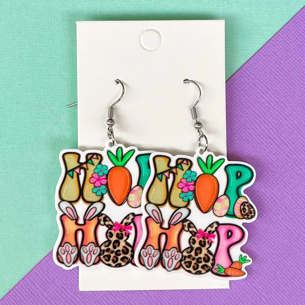 Hip Hop Hook Earrings