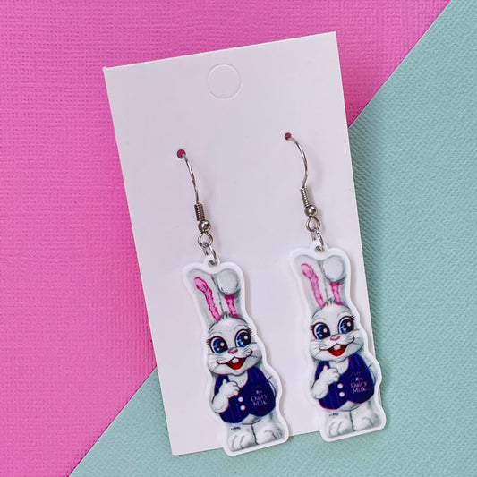 Cadbury Bunny Hook Earrings