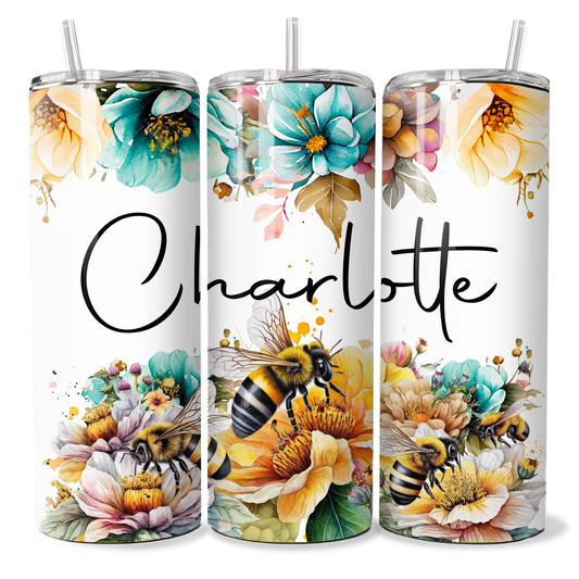 Personalised Floral Bees