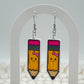 Pencil Hook Earrings