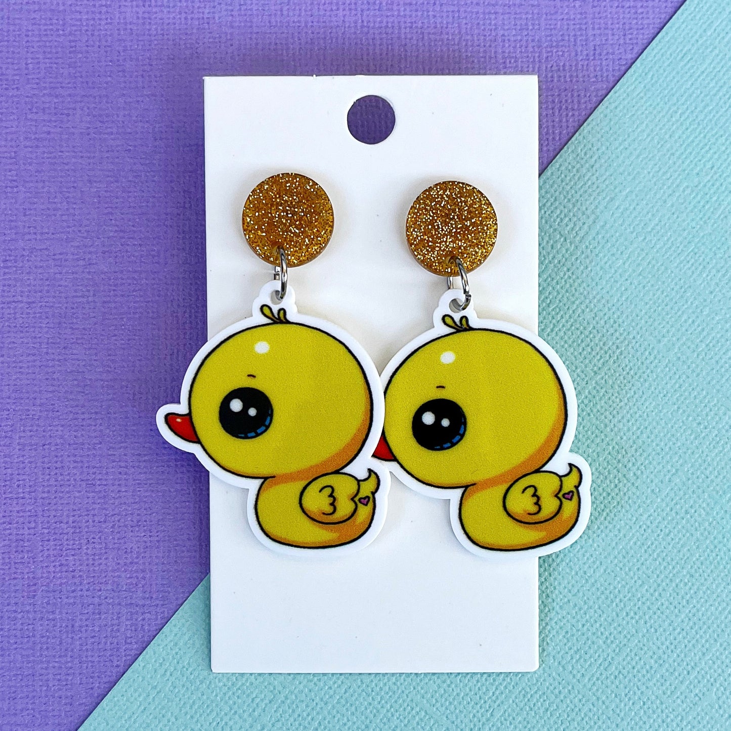 Duck Earrings