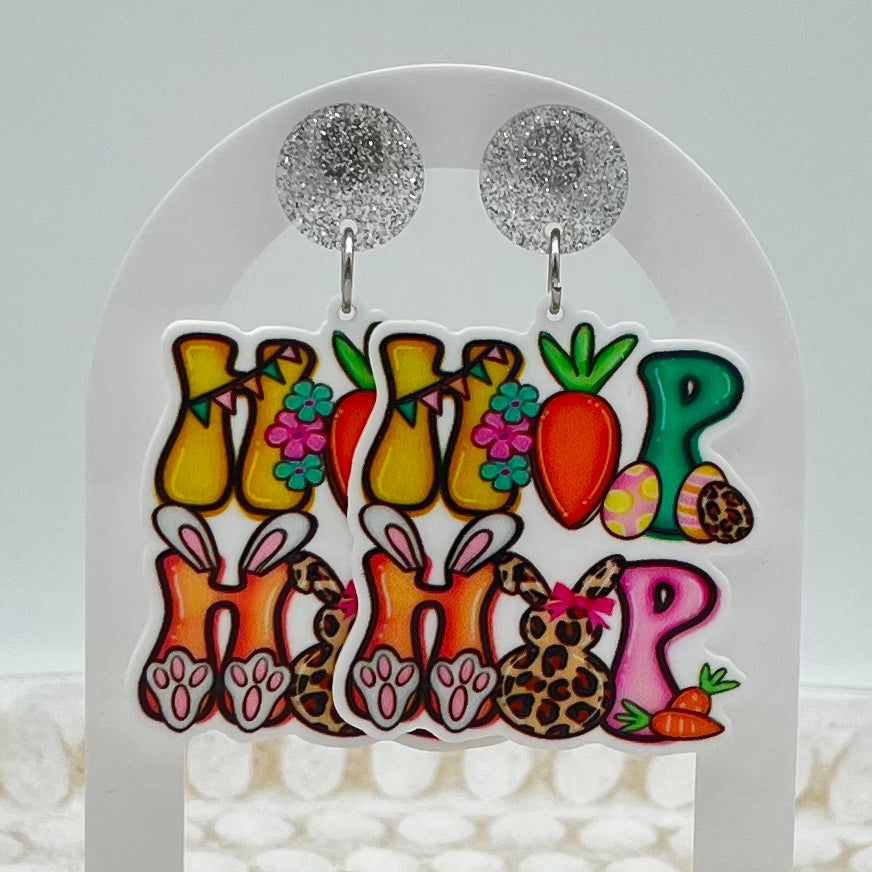 Hip Hop Easter Earrings