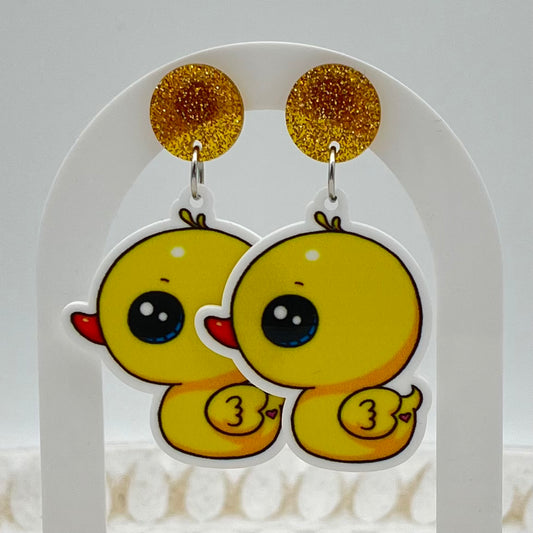 Duck Earrings