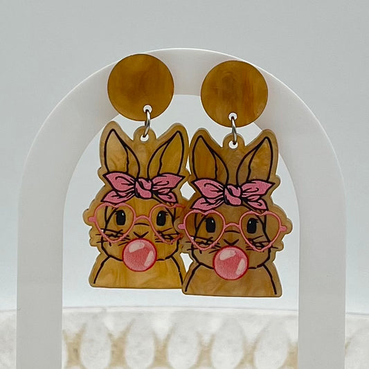 Bubblegum Bunny Earrings