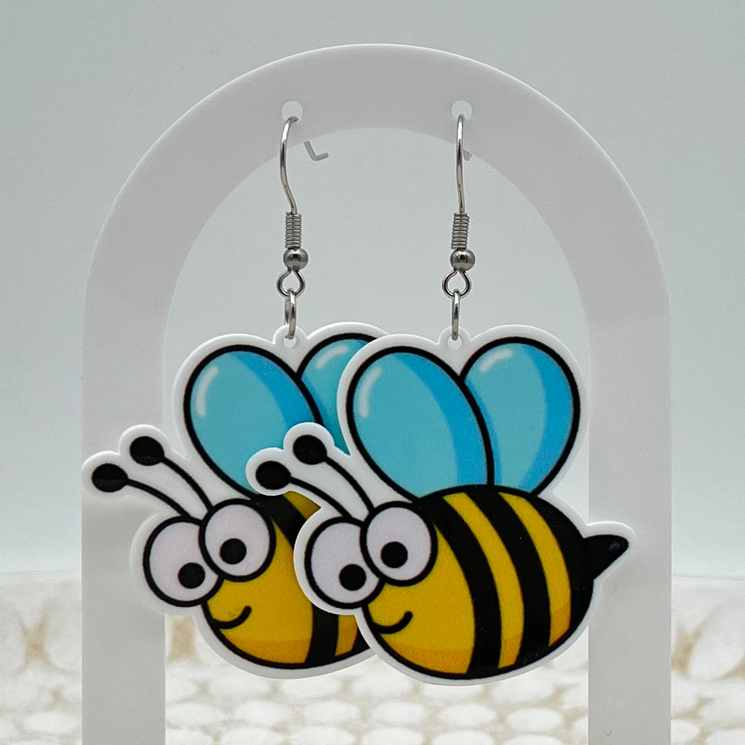 Bee Hook Earrings