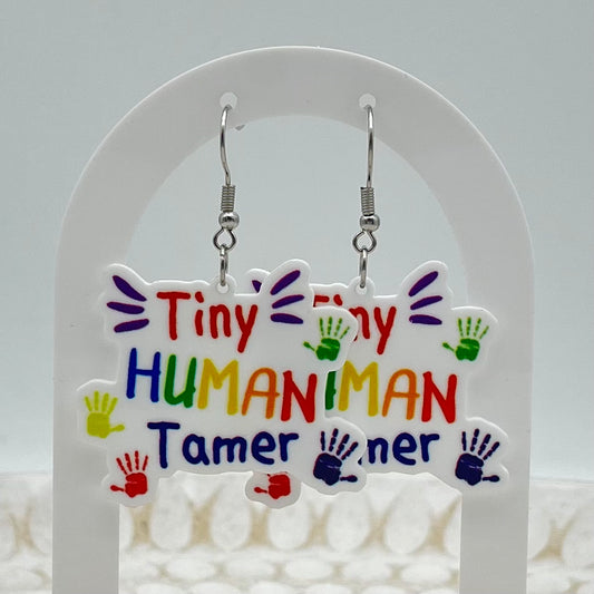 Tiny Human Tamer Hook Earrings