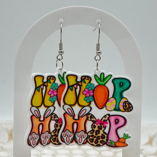 Hip Hop Hook Earrings