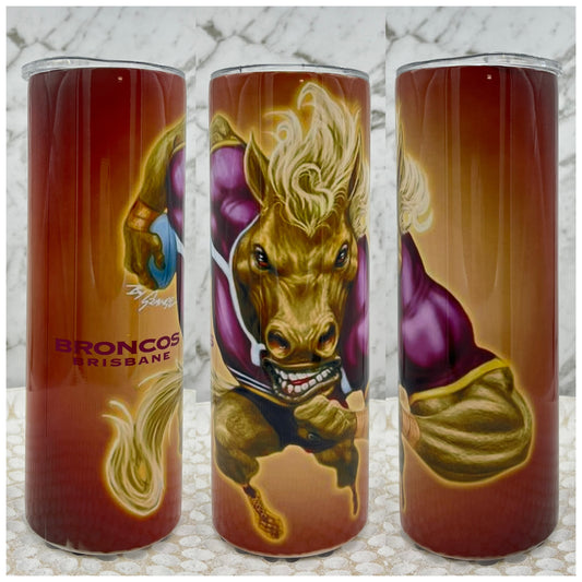 No. 2 - Broncos Tumbler - Not Perfect Read Description