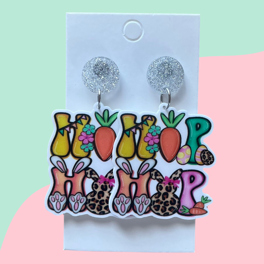 Hip Hop Easter Earrings