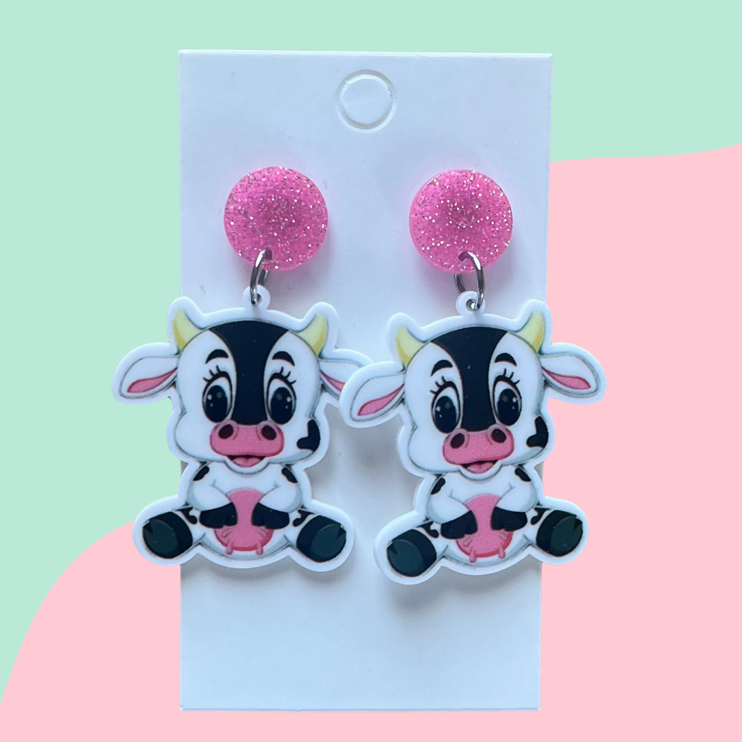 Cow Earrings