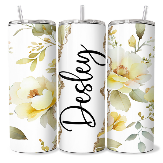 Lemon Floral Personalised