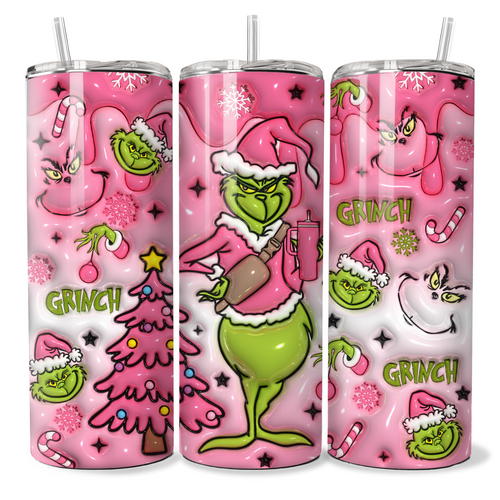 Grinch - Pink 3D