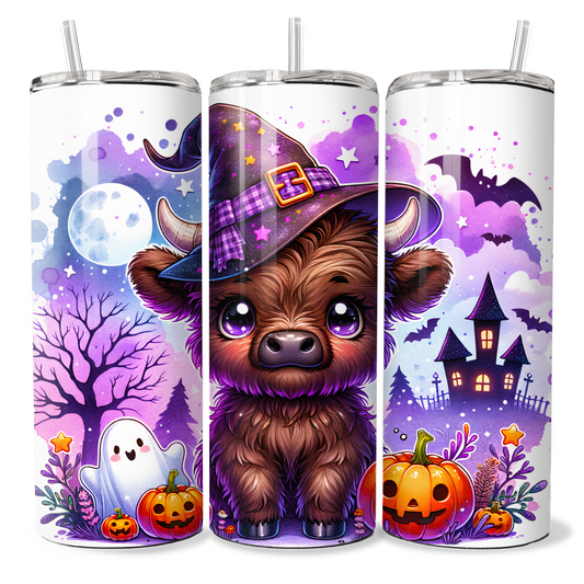 Spooky Highland Cow