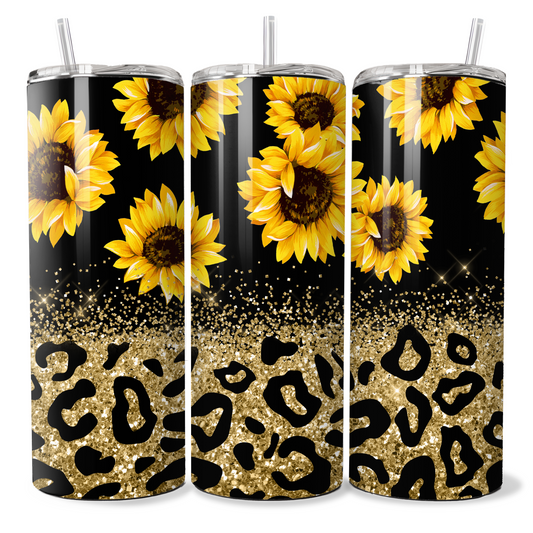 Sunflower Leopard Print