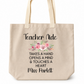 Personalised Teacher Aide Quote Tote Bag