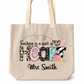 Personalised Teaching is a work of heart Tote Bag