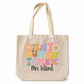 Personalised Teacher Tiny Humans Quote Tote Bag