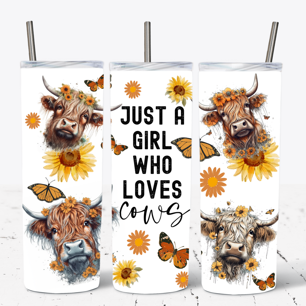 Just a girl who loves cows