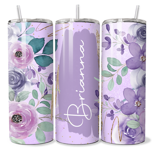 Personalised Lavendar Floral