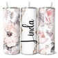 Pink Grey Floral - Personalised