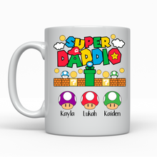 Load image into Gallery viewer, Personalised Super Daddio Ceramic Mug