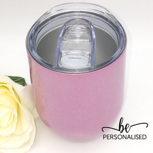Shimmer Coffee/Wine Insulated Tumbler - Pink