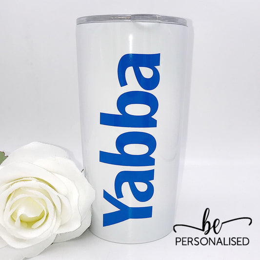 Insulated Coffee Tumbler - White