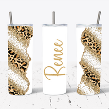 Load image into Gallery viewer, Personalised Gold Glitter Leopard