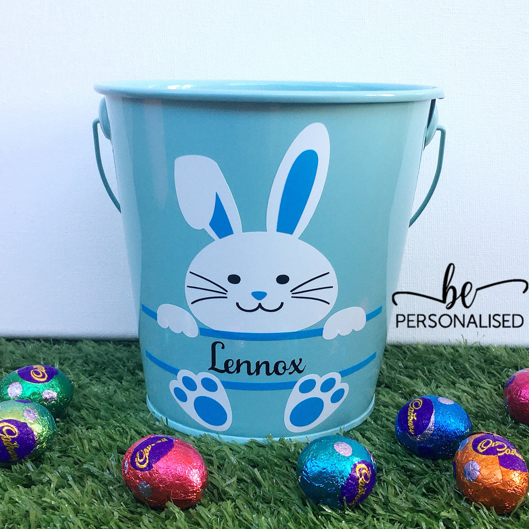 Easter Bunny Bucket - Blue