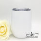 Plain Coffee/Wine Insulated Tumbler - White