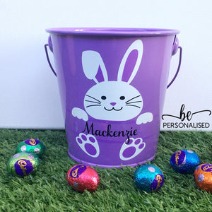 Easter Bunny Bucket - Purple