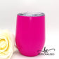 Plain Coffee/Wine Insulated Tumbler - Hot Pink