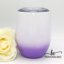 Load image into Gallery viewer, Ombré Coffee/Wine Insulated Tumbler - Purple
