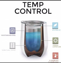 Load image into Gallery viewer, Shimmer Coffee/Wine Insulated Tumbler - Light Purple