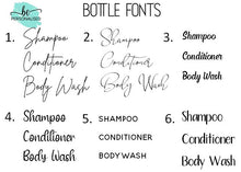 Load image into Gallery viewer, White Bathroom Bottle Set - 500ml Shampoo, Conditioner &amp; Body Wash
