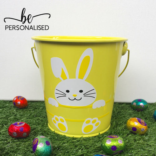 Easter Bunny Bucket - Yellow
