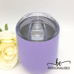 Plain Coffee/Wine Insulated Tumbler - Lilac