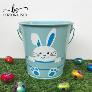 Easter Bunny Bucket - Blue