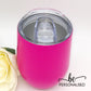 Plain Coffee/Wine Insulated Tumbler - Hot Pink