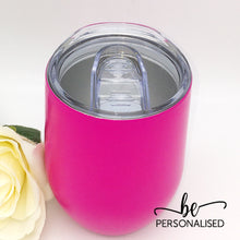 Load image into Gallery viewer, Plain Coffee/Wine Insulated Tumbler - Hot Pink