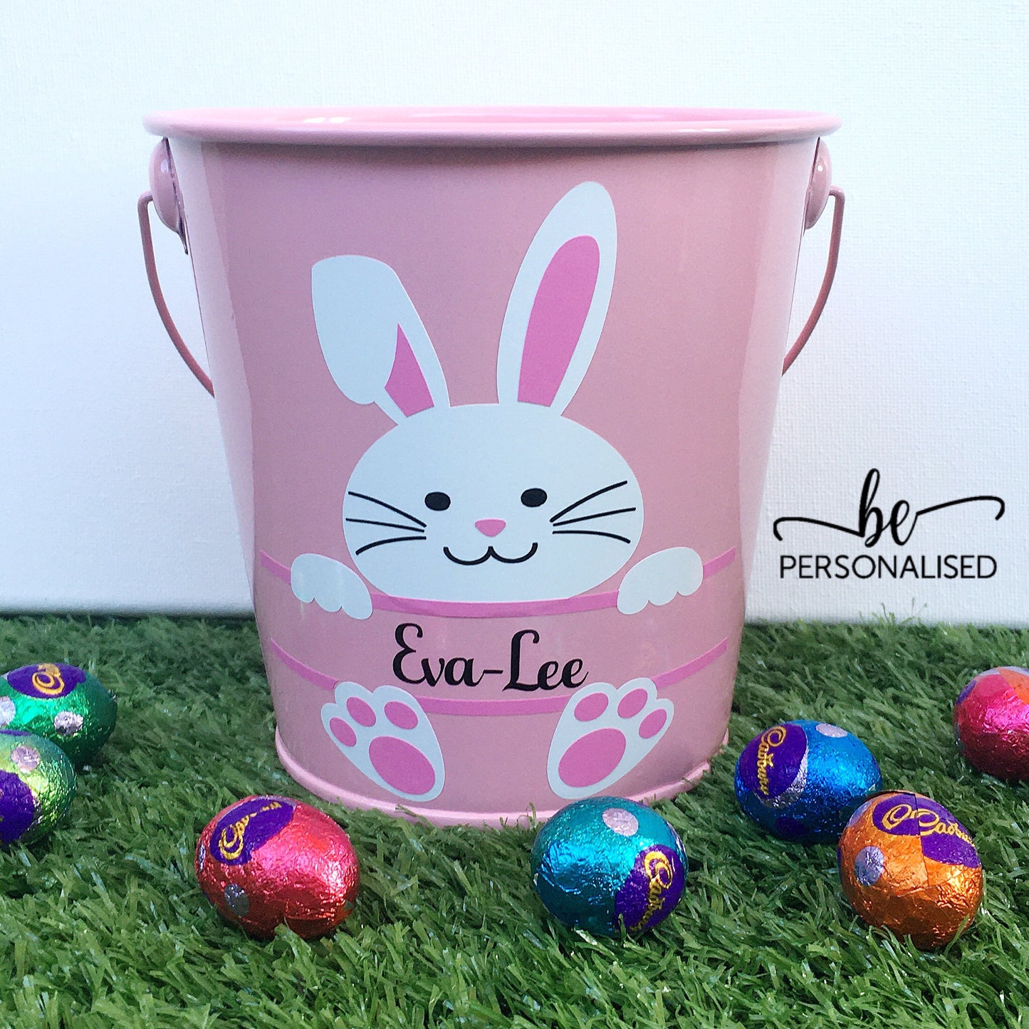 Easter Bunny Bucket - Pink