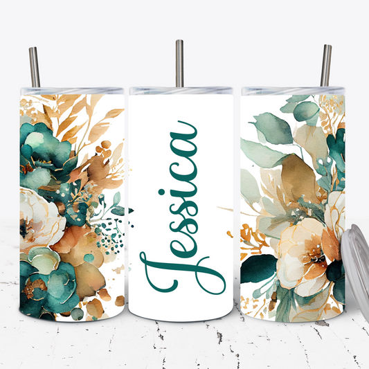 Emerald Green Personalised 15oz Tumbler