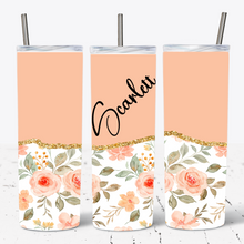 Load image into Gallery viewer, Personalised Peach Flowers - 133