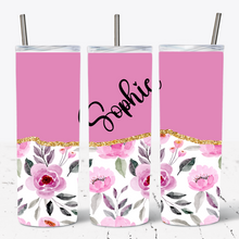 Load image into Gallery viewer, Personalised Pink Flowers - 136